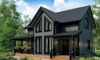Проекты каркасных домов с террасой от 3651 рублей | Строй-Слн
